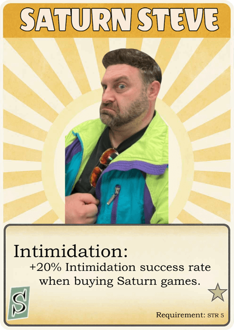 special guest Saturn Steve